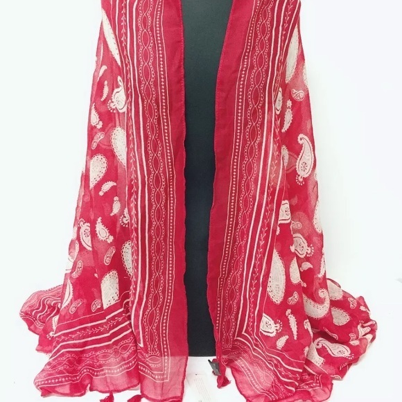 Scarf 2 for $20 Mix and Match maroon - Picture 1 of 1